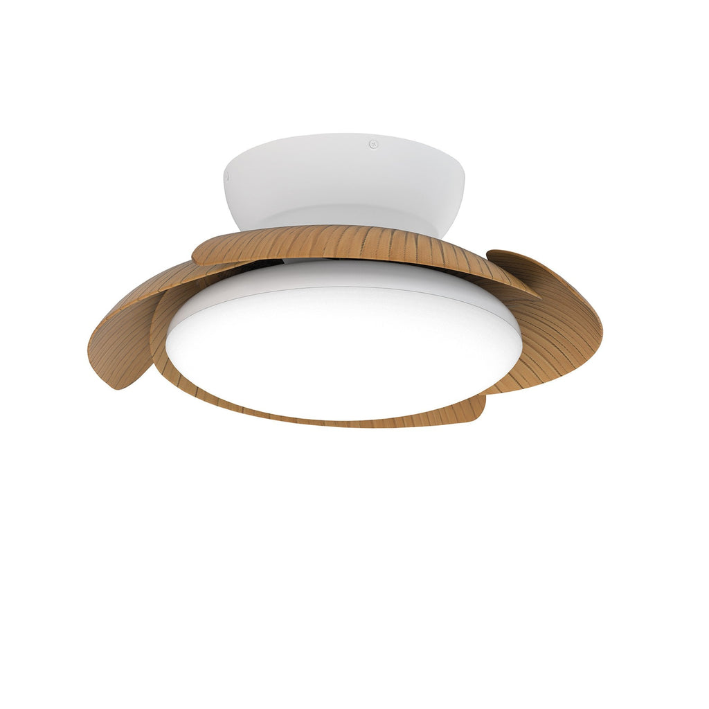 Mantra Aloha Ceiling Fan Light, 45W LED, 25W DC Fan, Remote Control - Wood
