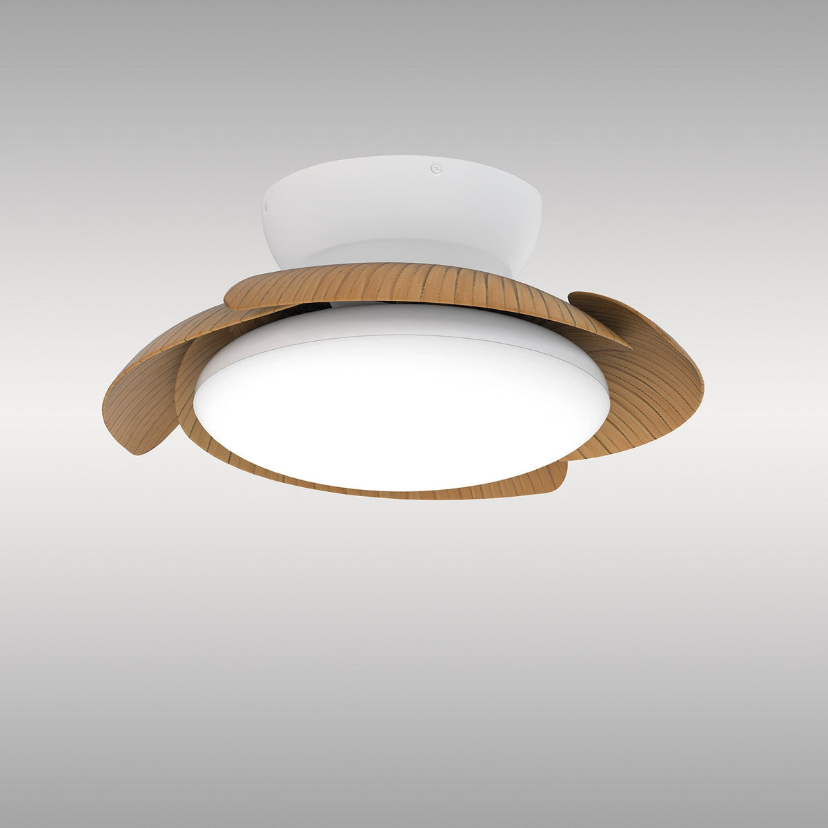 Mantra Aloha Ceiling Fan Light, 45W LED, 25W DC Fan, Remote Control - Wood
