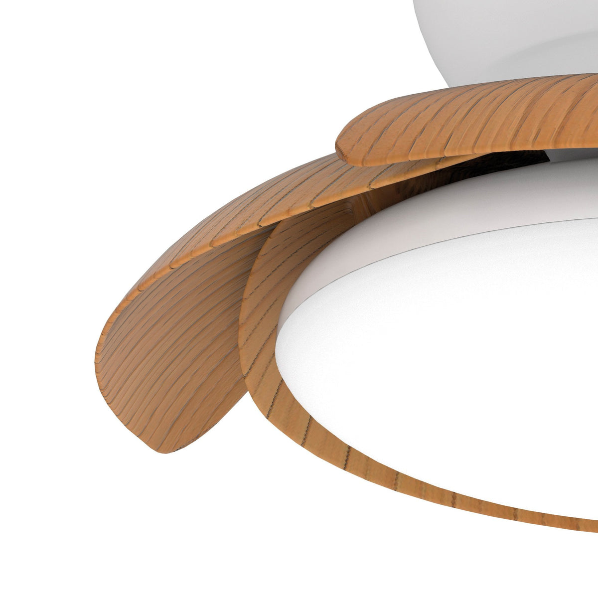 Mantra Aloha Ceiling Fan Light, 45W LED, 25W DC Fan, Remote Control - Wood