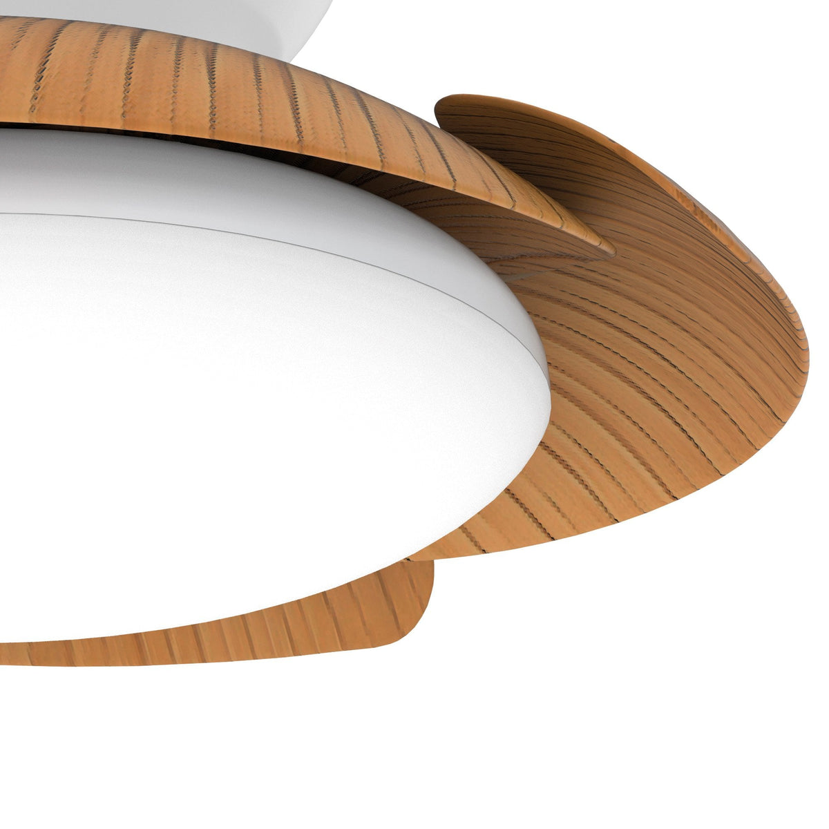 Mantra Aloha Ceiling Fan Light, 45W LED, 25W DC Fan, Remote Control - Wood