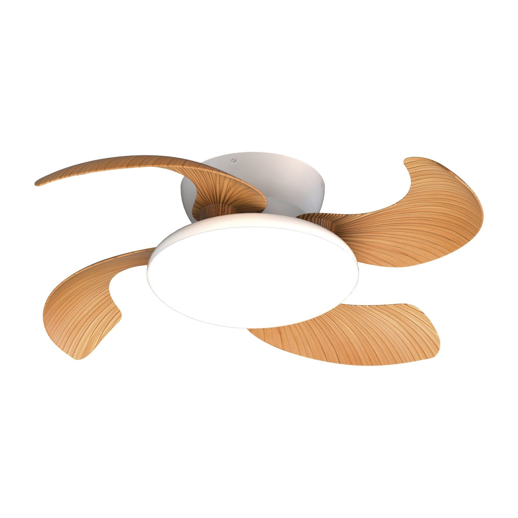 Mantra Aloha Ceiling Fan Light, 45W LED, 25W DC Fan, Remote Control - Wood