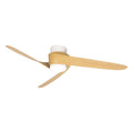 Mantra Groenland Ceiling Fan Light, 24W LED, 30W DC Fan, Remote Control - Wood