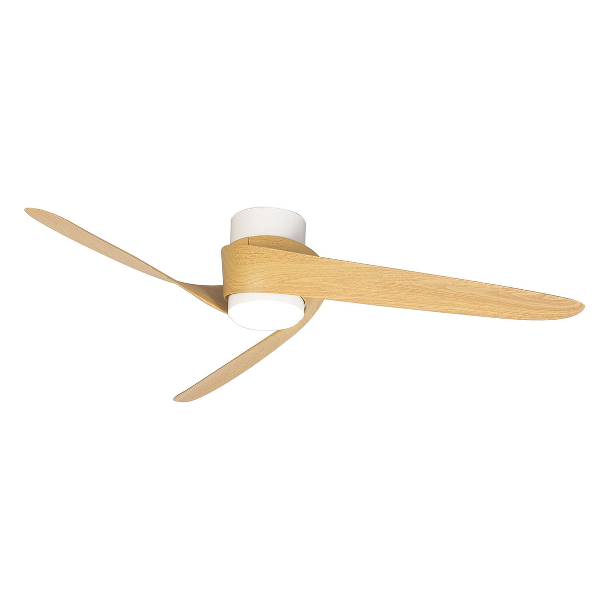 Mantra Groenland Ceiling Fan Light, 24W LED, 30W DC Fan, Remote Control - Wood