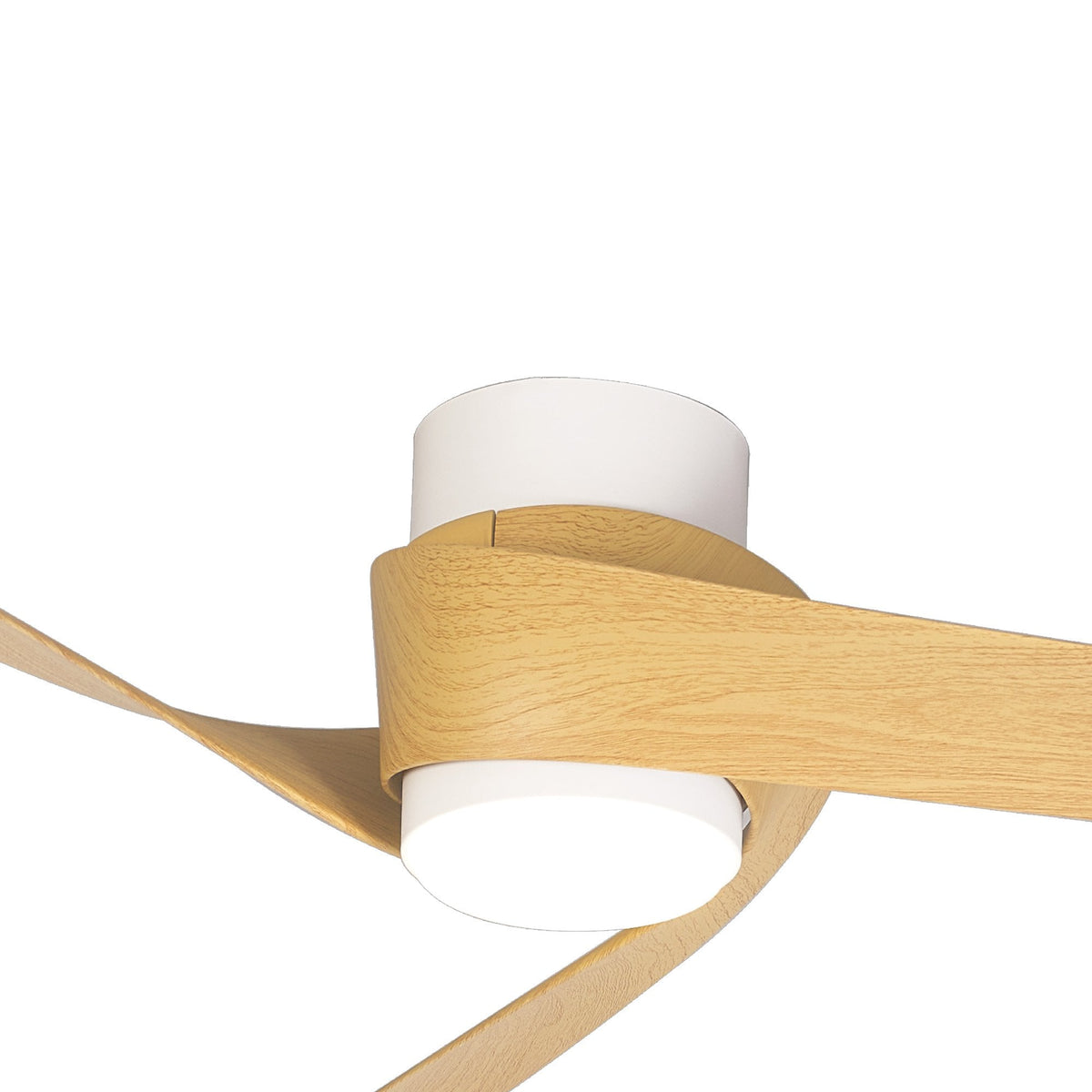 Mantra Groenland Ceiling Fan Light, 24W LED, 30W DC Fan, Remote Control - Wood