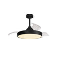 Mantra Alaska Ceiling Fan Light, 50W LED, 30W DC Fan, Remote & App Control - Black