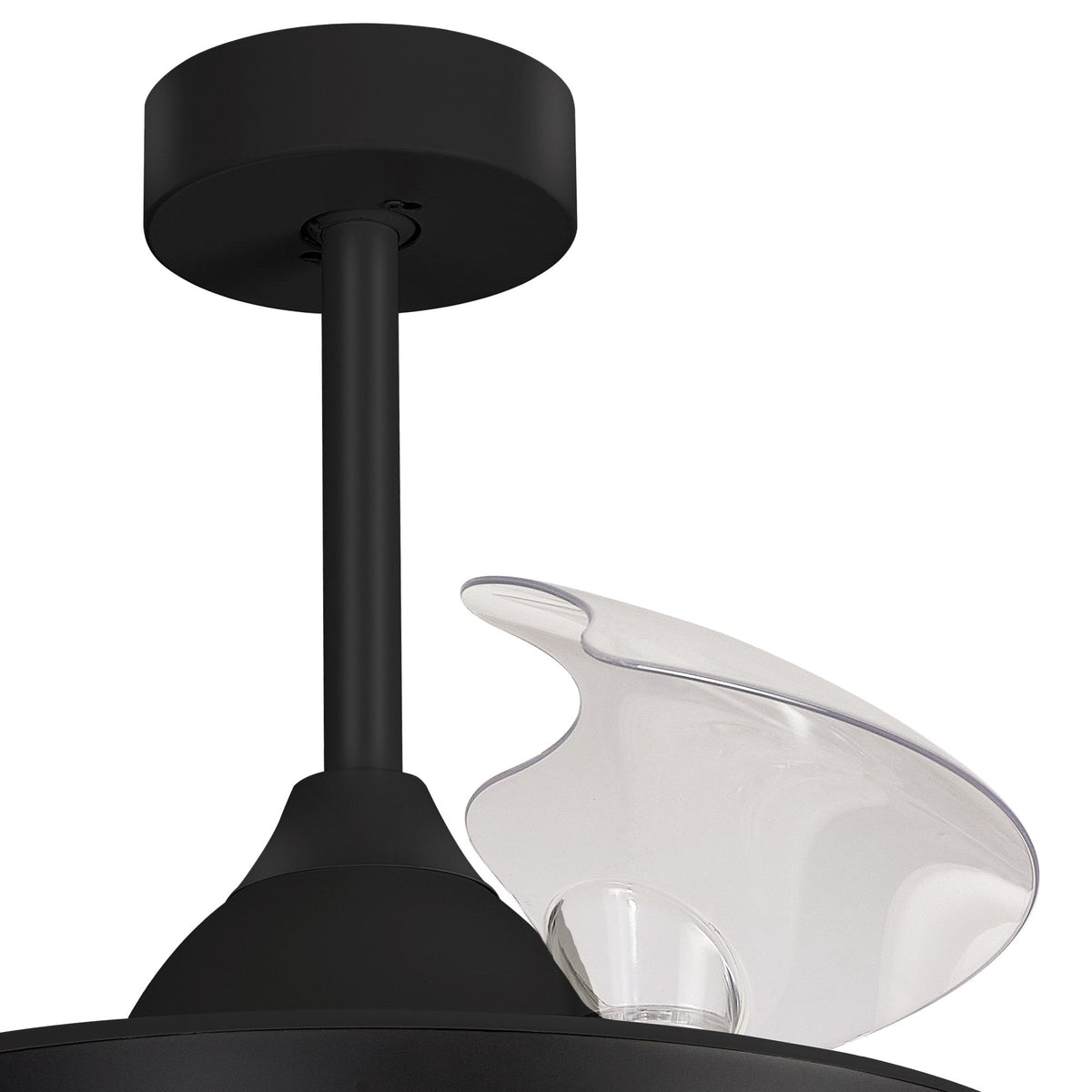 Mantra Alaska Ceiling Fan Light, 50W LED, 30W DC Fan, Remote & App Control - Black